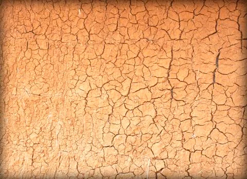 Drought, the ground cracks Stock Photos