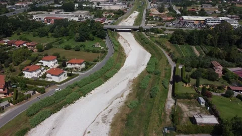 Drought in Italy Stockbeeldmateriaal 200781643