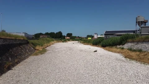 Drought in Italy Stockbeeldmateriaal 200781713