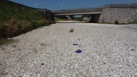 Drought in Italy Stockbeeldmateriaal 200781931