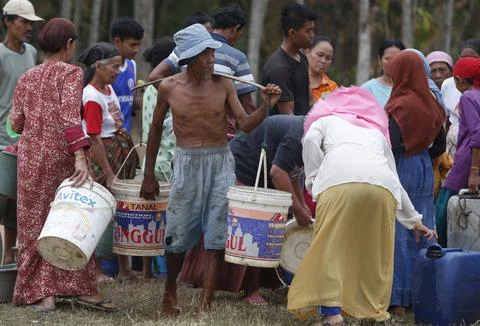 Drought in Java, Bekasi, Indonesia - 29 Aug 2017 Photos