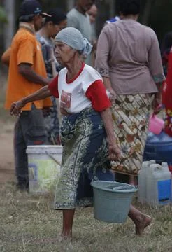 Drought in Java, Bekasi, Indonesia - 29 Aug 2017 Photos