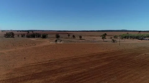 DROUGHT LAND IN AUSTRALIA 動画素材 163968458
