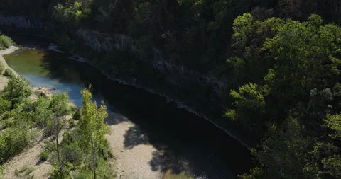 Drought North Fork River Within The Devils Backbone Wilderness Area In The Stock Footage 325690190