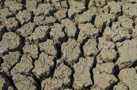Drought parched soil Fotos de archivo