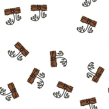 Drought poverty problem vector seamless pattern Stock Illustration