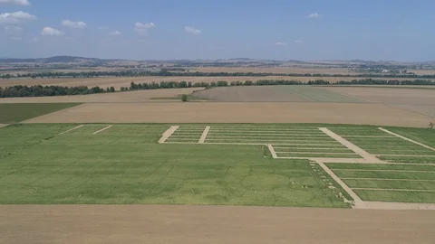 Drought problem, aerial view Stock Footage 123651279