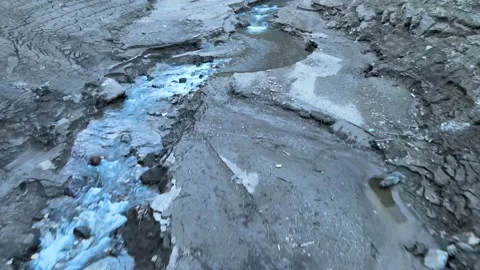 Drought river dry Video stock 238597182