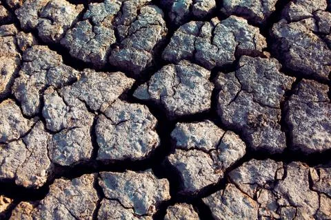 Drought soil Stock Photos