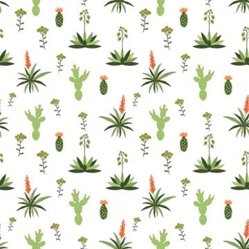 Drought tolerant pattern Stock Illustration