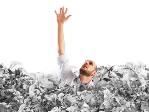 Drown between worksheets Foto stock