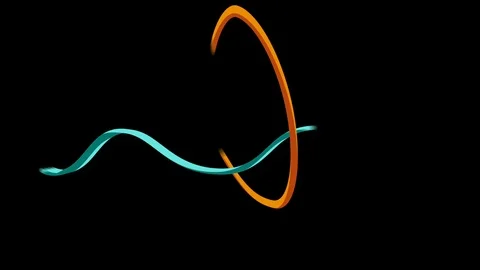 Drown strokes different colors. Motion Graphics. Stock-Footage 106442460
