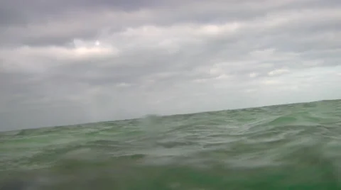 Drowning off the Caribbean coast Stock Footage 40668916