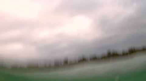 Drowning off the Caribbean Coast Line Stock Footage 40668963