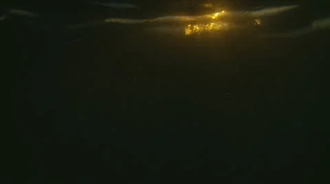 Drowning point of view (one) Stock Footage