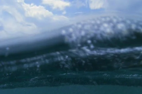 Drowning in surf NTSC Stock Footage 393073