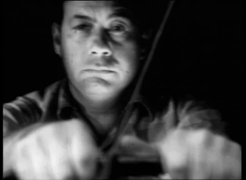 DROWSY DRIVER FALLS ASLEEP AT THE WHEEL (1950s ARCHIVE FOOTAGE) Video stock 256952756