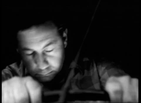 DROWSY DRIVER NODS OFF BEHIND THE WHEEL, NEAR ACCIDENT (1950s ARCHIVE FOOTAGE) Stock-Footage 256952778