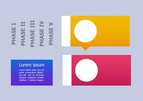 Drug approval process infographic chart design element set Stock Illustration