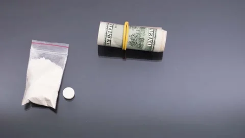 Drug dealing background Stock Footage 173604081