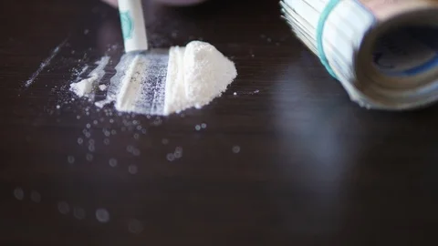 Drug dependence of man. Stock Footage 105305612