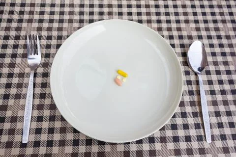 Drug on dish Stock Photos