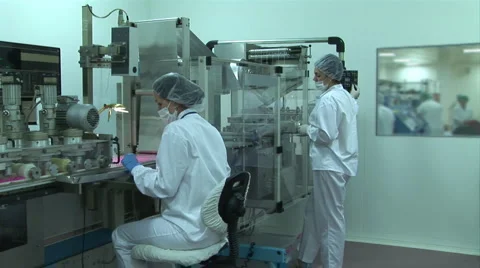 Drug Factory Stock Footage