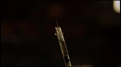 Drug Needle 스톡 동영상 43589401
