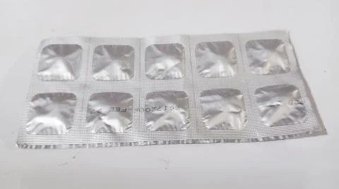 Drug packaging material Stock Photos