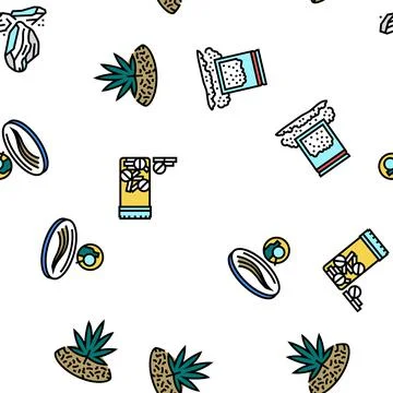 Drug Test Examination Device vector seamless pattern Stockillustratie