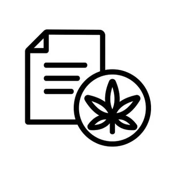 Drug test icon vector. Isolated contour symbol illustration イラスト素材