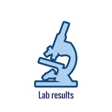 Drug Testing and Process Icon Vector Graphic with Rounded Edges Stock Illustration