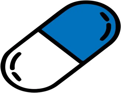Drug vector on white background Stock Illustration