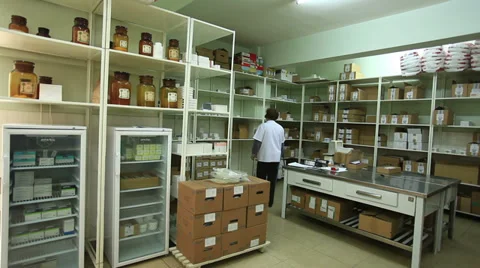 Drug warehouse Vídeos de archivo 36630905