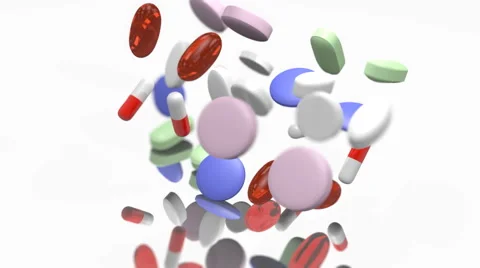 Drugs are falling Stock Footage 60697153