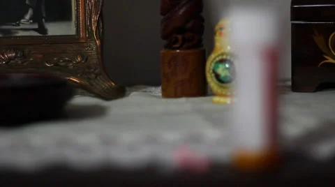 Drugs on counter 2 Video stock 38664044