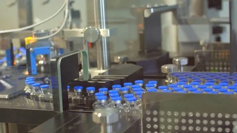 Drugs for the pharmaceutical industry Stock Footage
