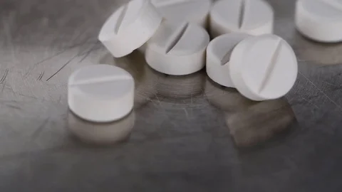 Drugs (seamless loopable 4K footage) Stock Footage