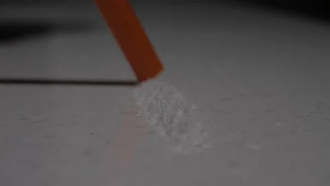 Drugs: Snorting A White Powdered Substance: Cocaine, Fentanyl Stock Footage 219970304