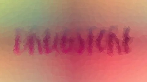 Drugstore Dissolving Techno Tessellating Looping Moving Polygons Stock Footage 109239206