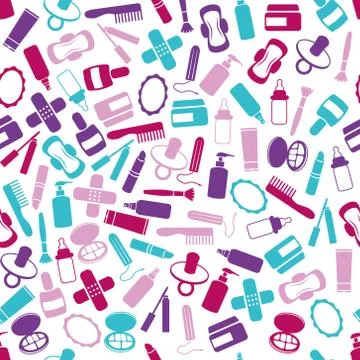 Drugstore seamless pattern Stock Illustration