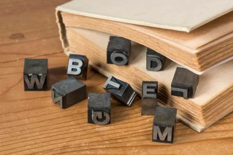 Drukletters 1 Stock Photos