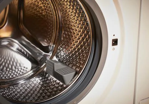 Drum of an automatic washing machine Stock Photos