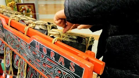 Drum Banging Stock Footage 107011495