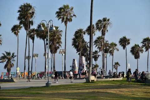 Drum Circle at Venice Beach Stock Photos