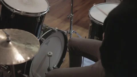 Drum clip collection -  medium shot Vídeo Stock 41854552