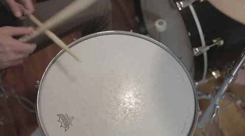 Drum clip collection - snare drum Vídeo Stock 41854470