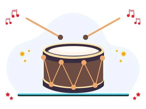 Drum Concept Illustration Stock Illustration