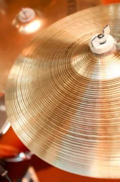 Drum cymbals Stock Photos