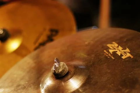 Drum cymbals Stock Photos
